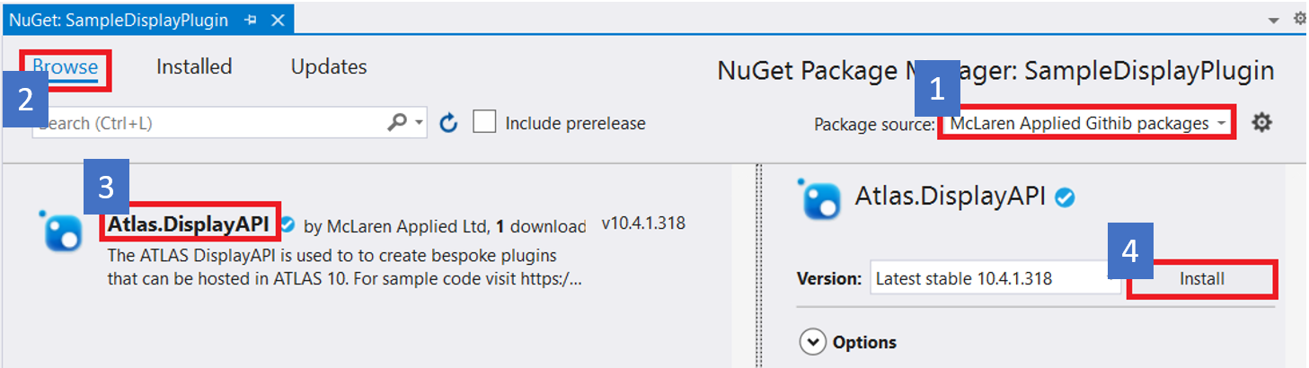 Add Nuget Package