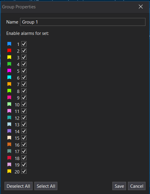 Alarm Sets