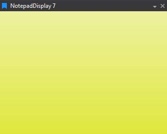 Notepad Display