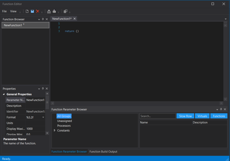 Function Editor