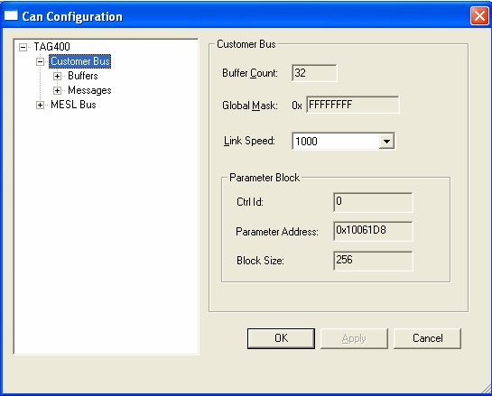 CAN Bus Configuration