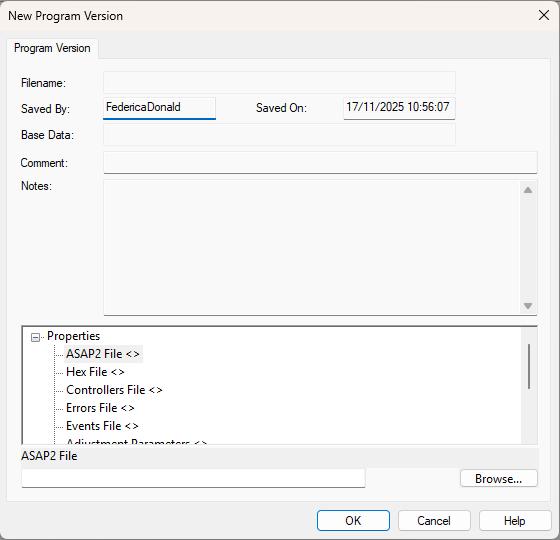 New Program Version