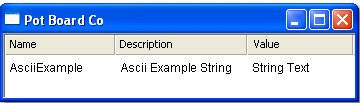String Window